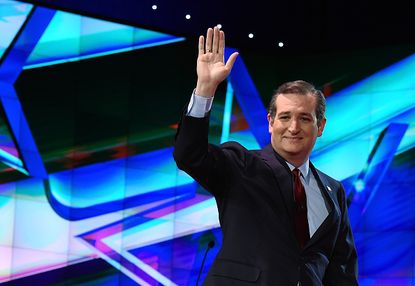 Ted Cruz at the Las Vegas debate.