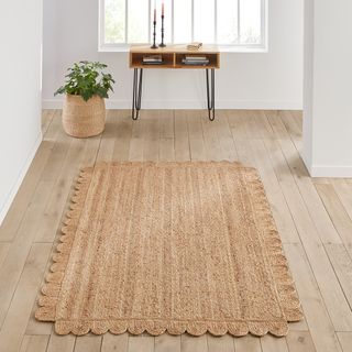 Aftas Graphic 100% Jute Rug