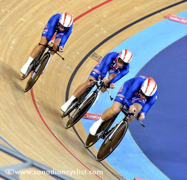 Team USA qualified 2nd in women's team pursuit