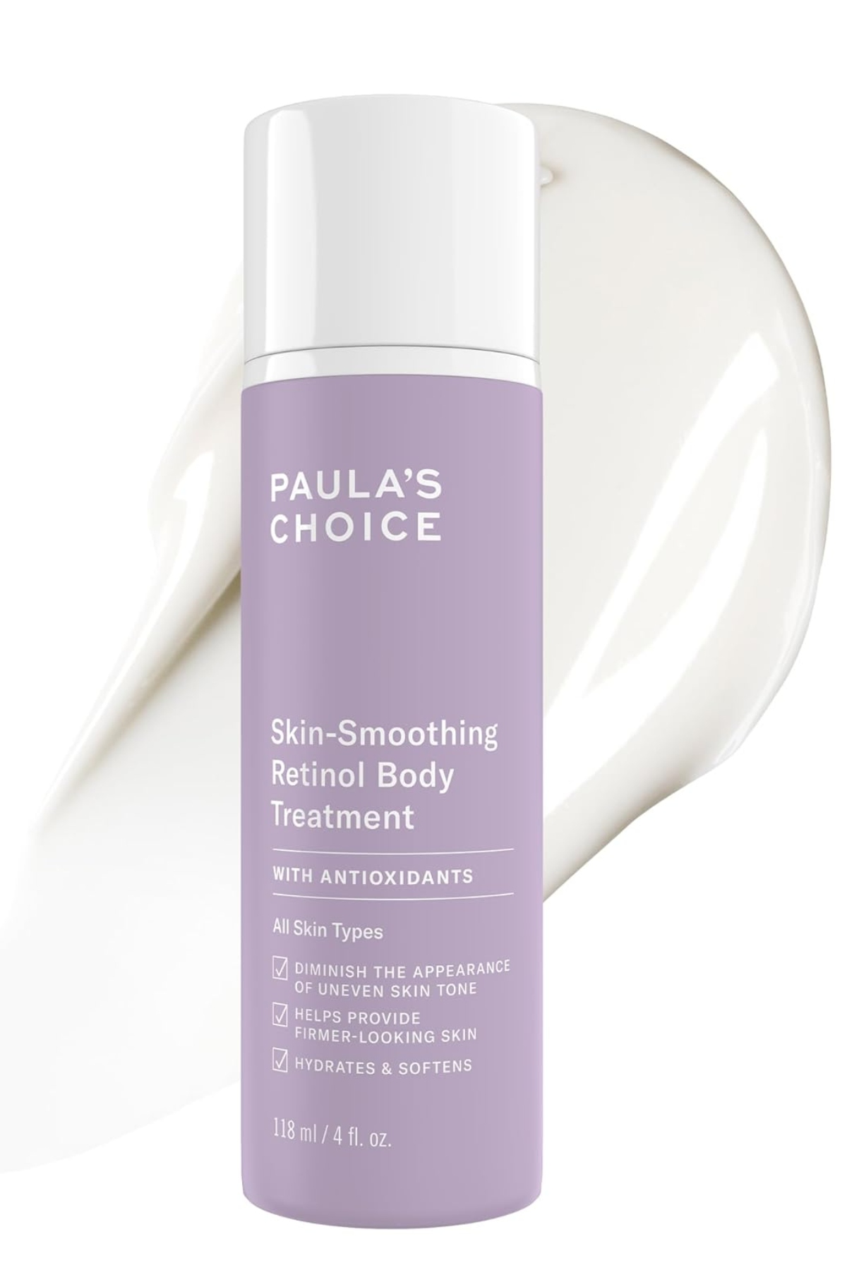 Paula's Choice Retinol Skin-Smoothing Body Treatment, Shea Butter, Vitamin C & E Lotion, Anti-Aging Moisturizer, 4 Ounce