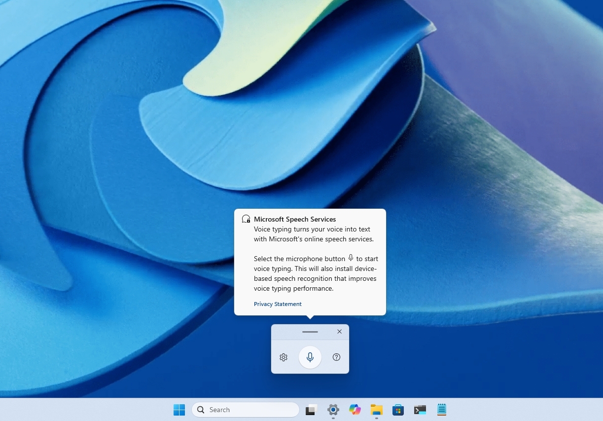 Voice Typing on Windows 11