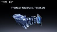 TECNO Freeform Continuum Telephoto module