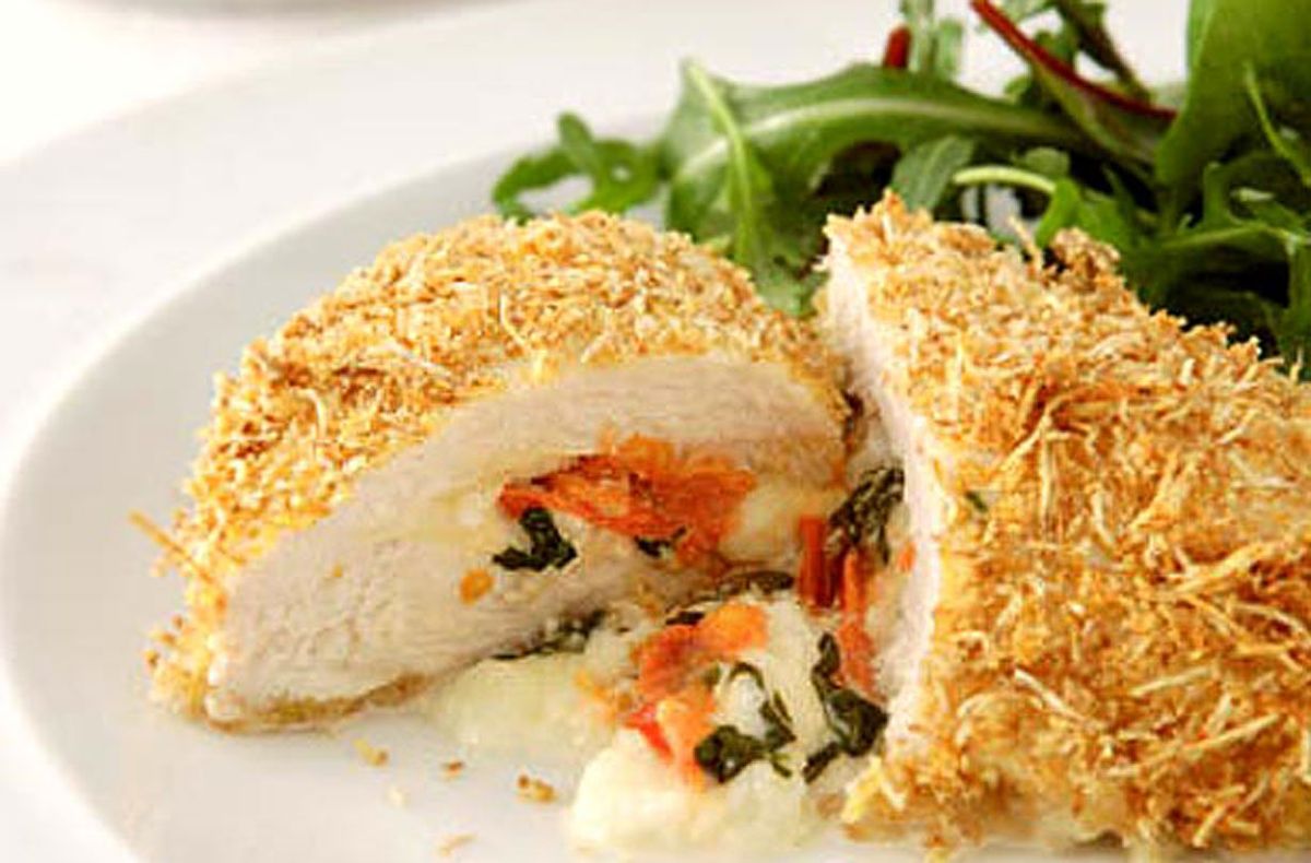 Tana Ramsay's breaded stuffed chicken breasts Italian Recipes
