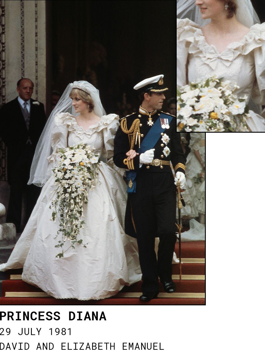 Princess Diana wedding day.