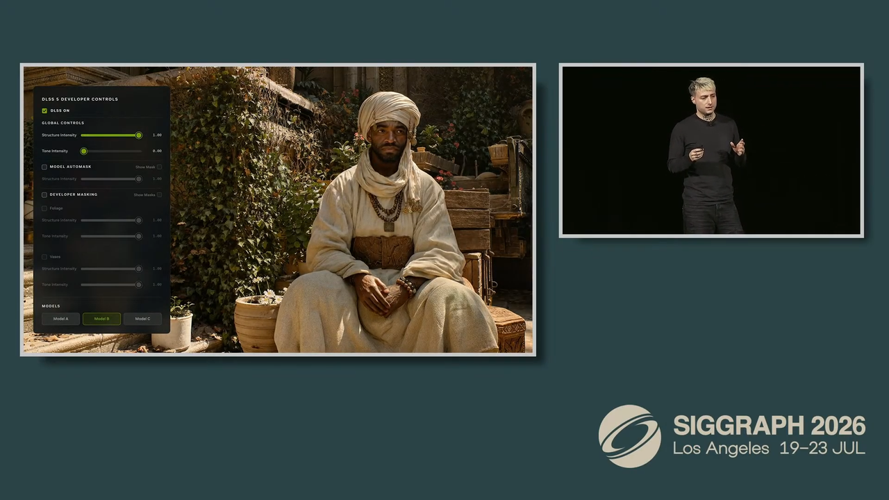 Nvidia DLSS 5 presentation at SIGGRAPH 2026