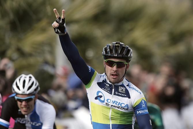 Leigh Howard (Orica GreenEdge) counts his wins in Mallorca