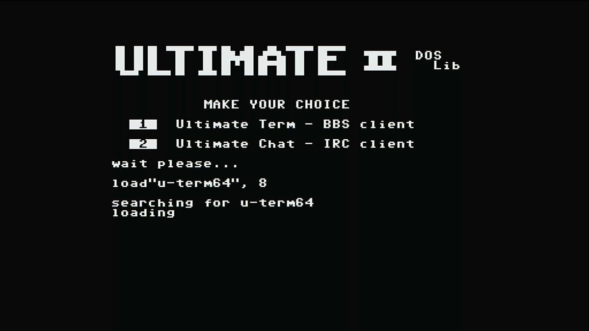 Commodore 64 Ultimate using a BBS