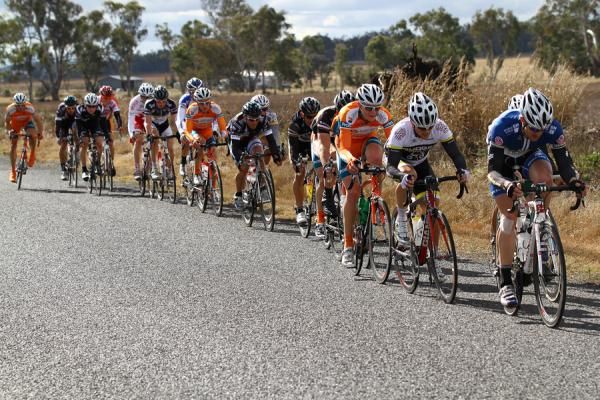 The break fights the strong cross-winds around Pittsworth
