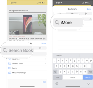 How To Search Bookmark In Safari on IPhone: Tap the search bar and then type in your search query.