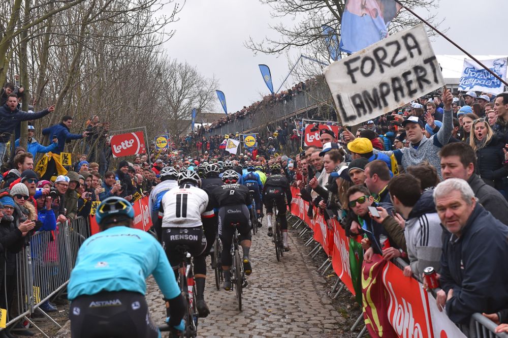 Scenery along the route of the 2018 Tour of Flanders