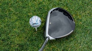 TaylorMade Kalea Gold driver at address