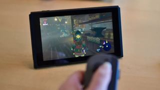 The Legend of Zelda: Breath of the Wild on Nintendo Switch screen