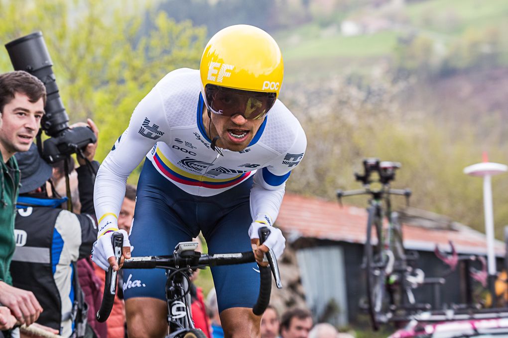 Colombian time trial champion Daniel Martinez (EF Education First)