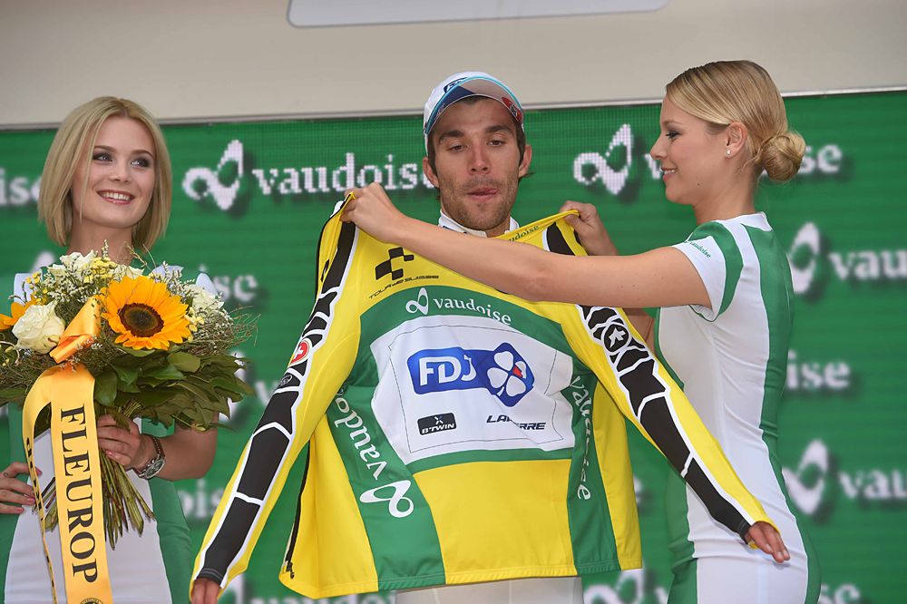 Thibaut Pinot (FDJ) leads the overall at the Tour de Suisse