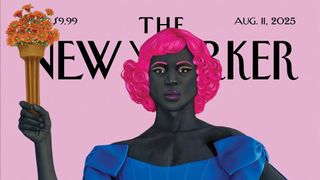 The New Yorker August 2025 cover by Amy Sherald