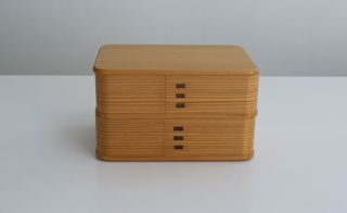 Margaret Howell Affinities – 50 Years of Design film still of wooden box
