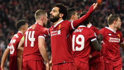 Mohamed Salah Liverpool Man City Champions League