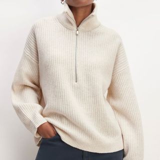 Everlane Half-Zip Sweater
