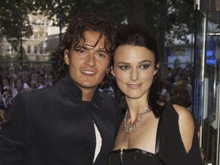 Orlando Bloom and Keira Knightley attend the UK premiere of 'Pirates of the Caribbean'