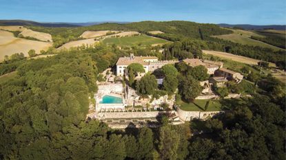 Borgo Pignano is an eco-resort located on a 750-acre estate in Tuscany