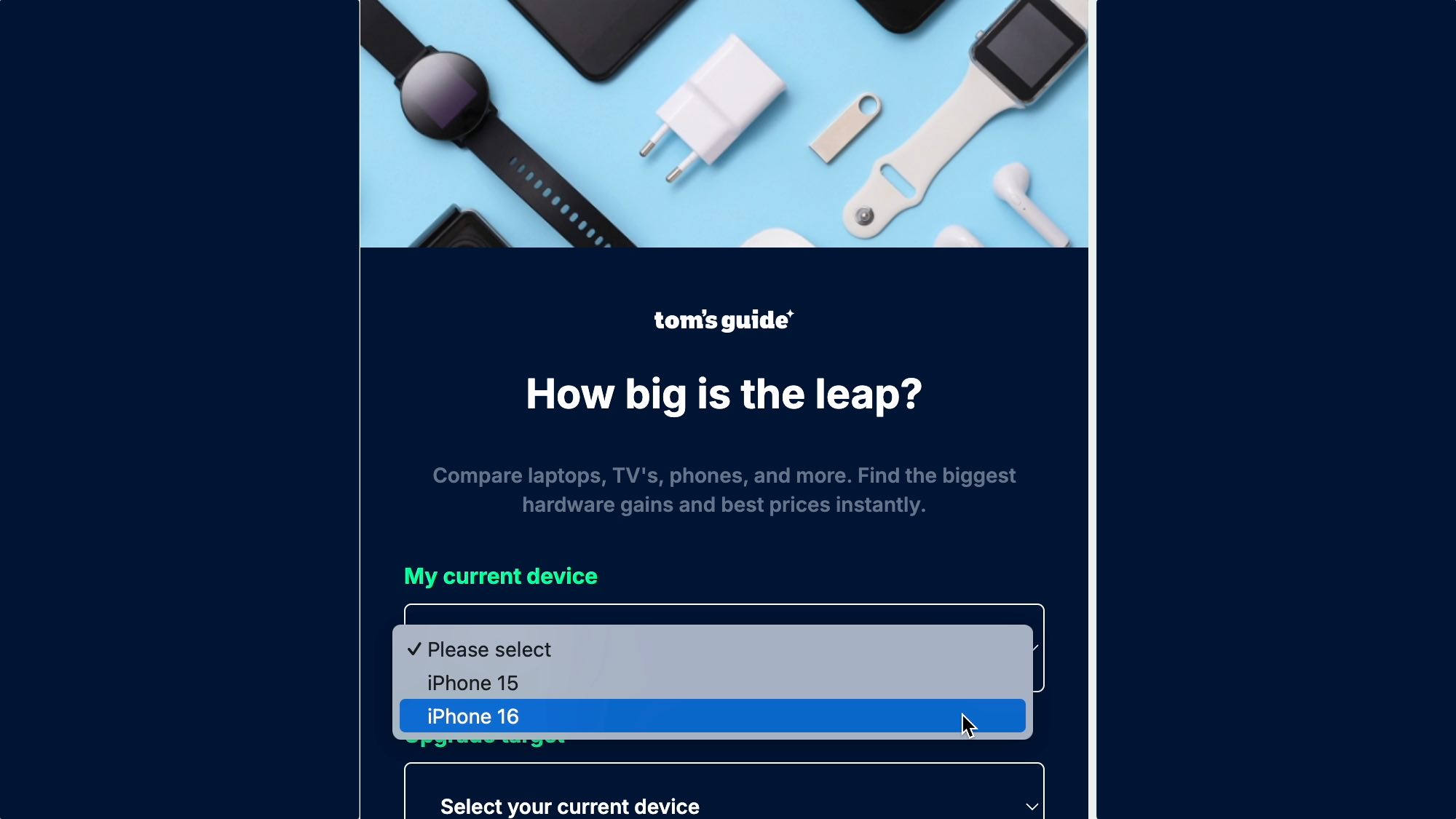 Tom's Guide leap o meter