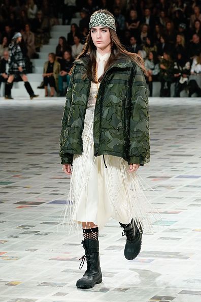 paris, france february 25 editorial use only a model walks the runway during the dior show as part of the paris fashion week womenswear fallwinter 20202021 on february 25, 2020 in paris, france photo by peter whitegetty images