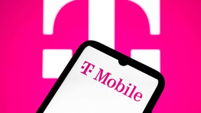 T-Mobile logo on smart phone