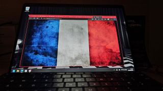 French flag on Microsoft Edge
