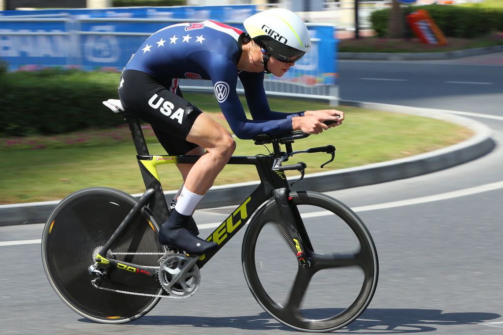 Ian Garrison (United States Of America) rides to the bronze