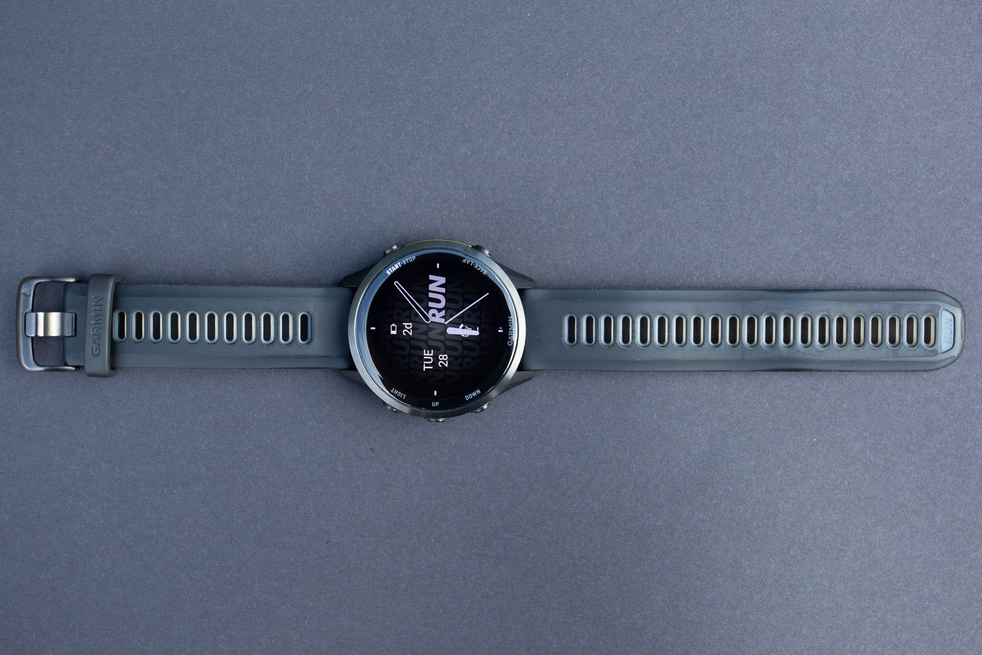 Garmin Forerunner 970, shot from above