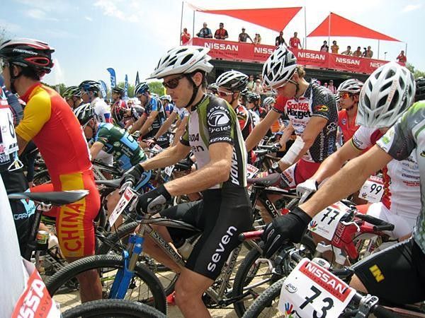 The start line
