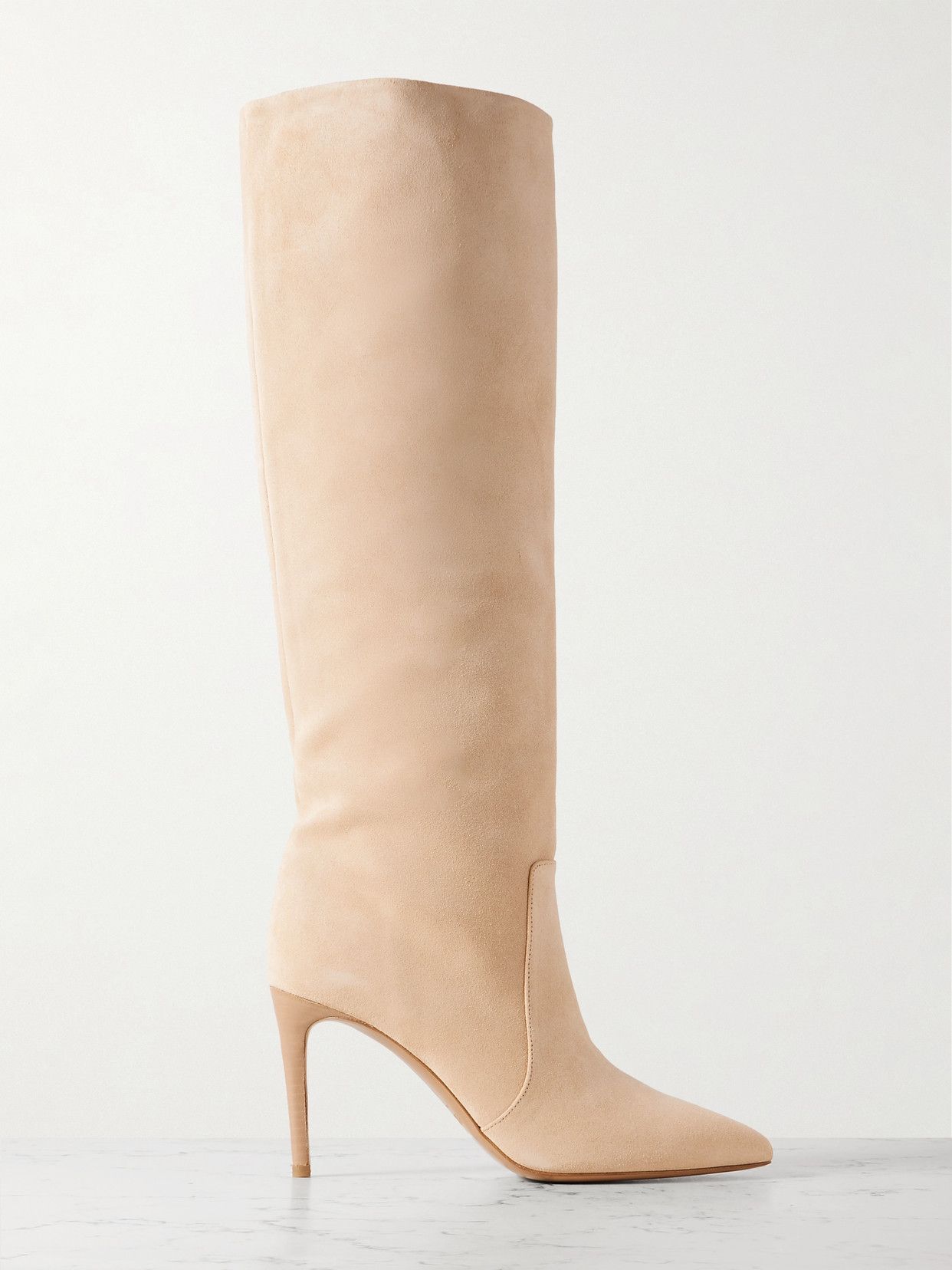 Stiletto Suede Knee Boots