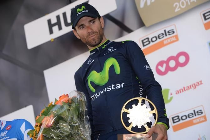 Valverde with his second Fl&egrave;che Wallonne trophy