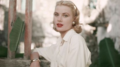 An old colour photo of Grace Kelly