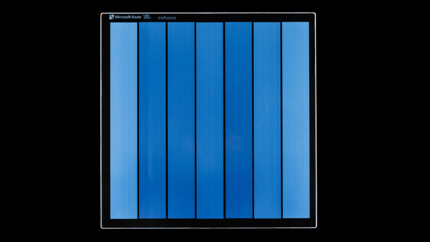 Parts of Microsoft's Project Silica, an experimental glass-based data storage solution.