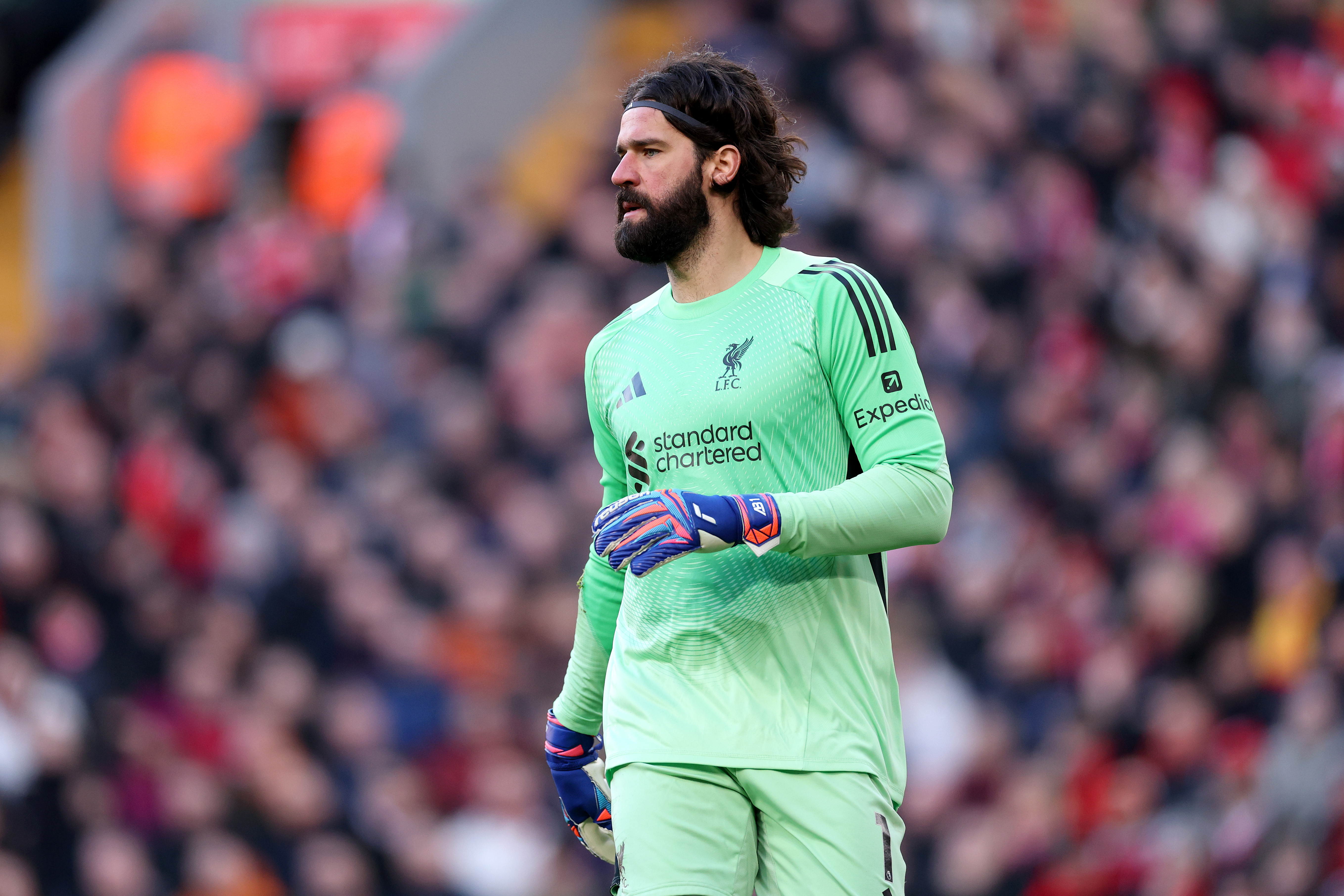 Liverpool goalkeeper Alisson Becker