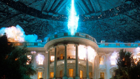 an alien spaceship blows up the White House