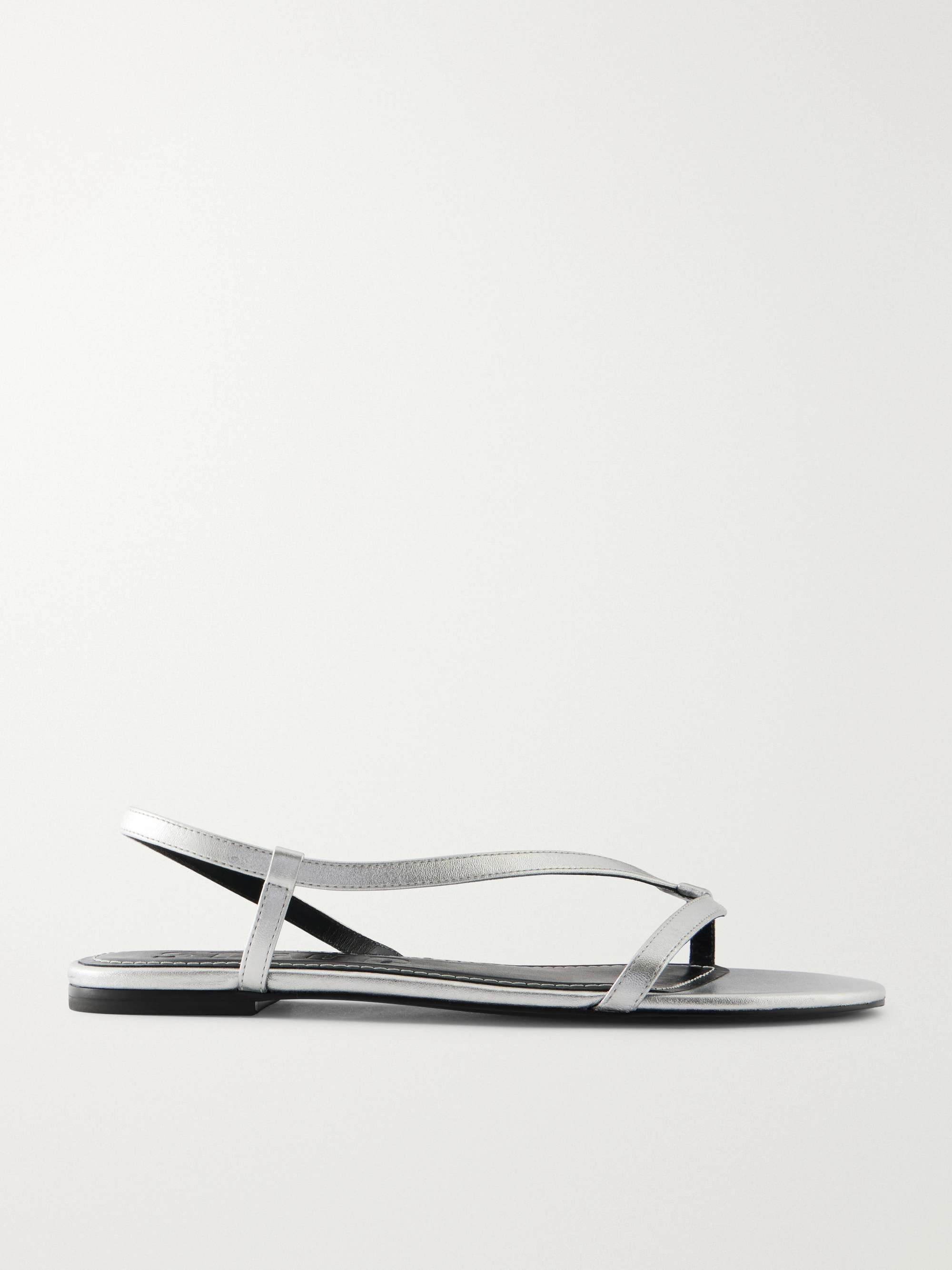 Louden Metallic Leather Flats