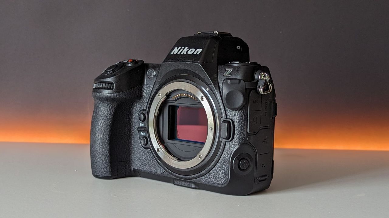 Nikon Z8 on a white table