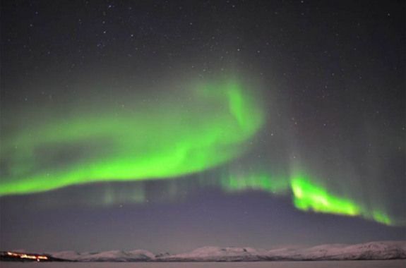 Auroras Over Sweden