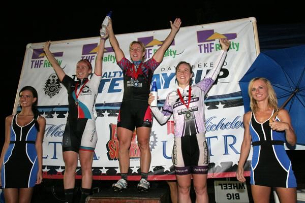 Laura Van Gilder tops the women's podium