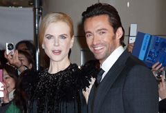 Nicole Kidman and Hugh Jackman at the Tokyo premiere of Australia