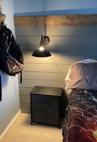 How to Hide a Wall Lamp Cord the Quick & Easy Way - Harbour Breeze Home