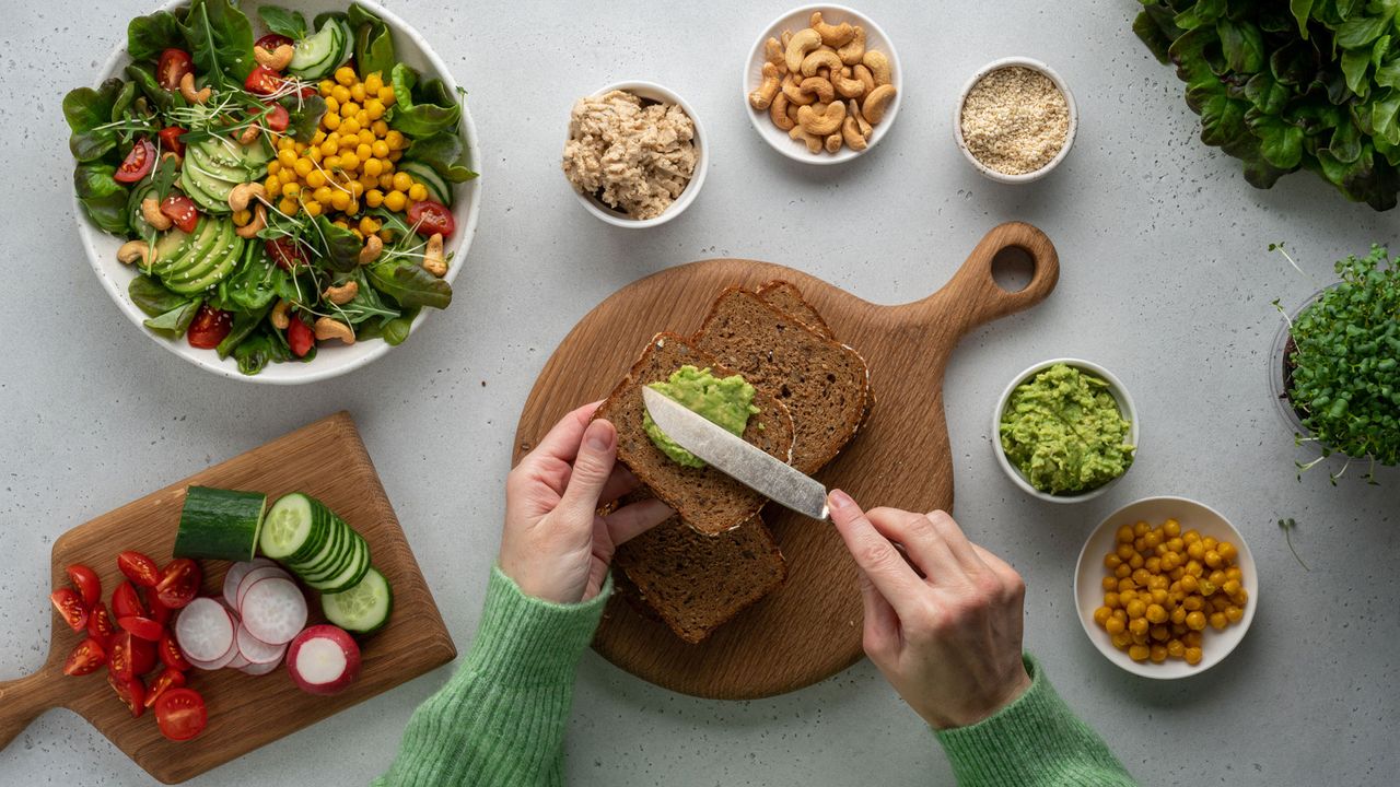 Veganuary: a person preparing a vegan meal