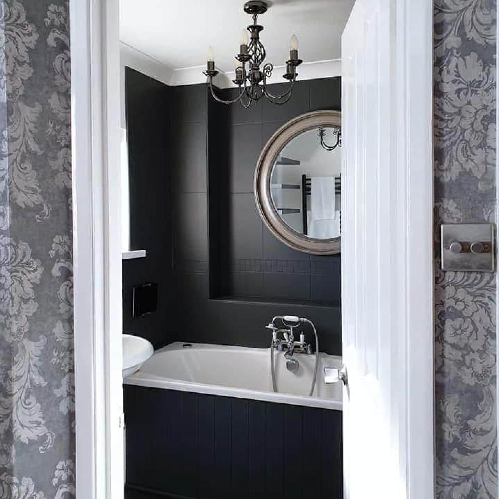 Be inspired by this incredible frenchic paint bathroom tiles makeover