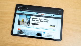 Xiaomi Redmi Pad 2 on a wooden table