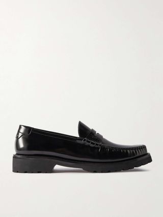 SAINT LAURENT Leather Loafers