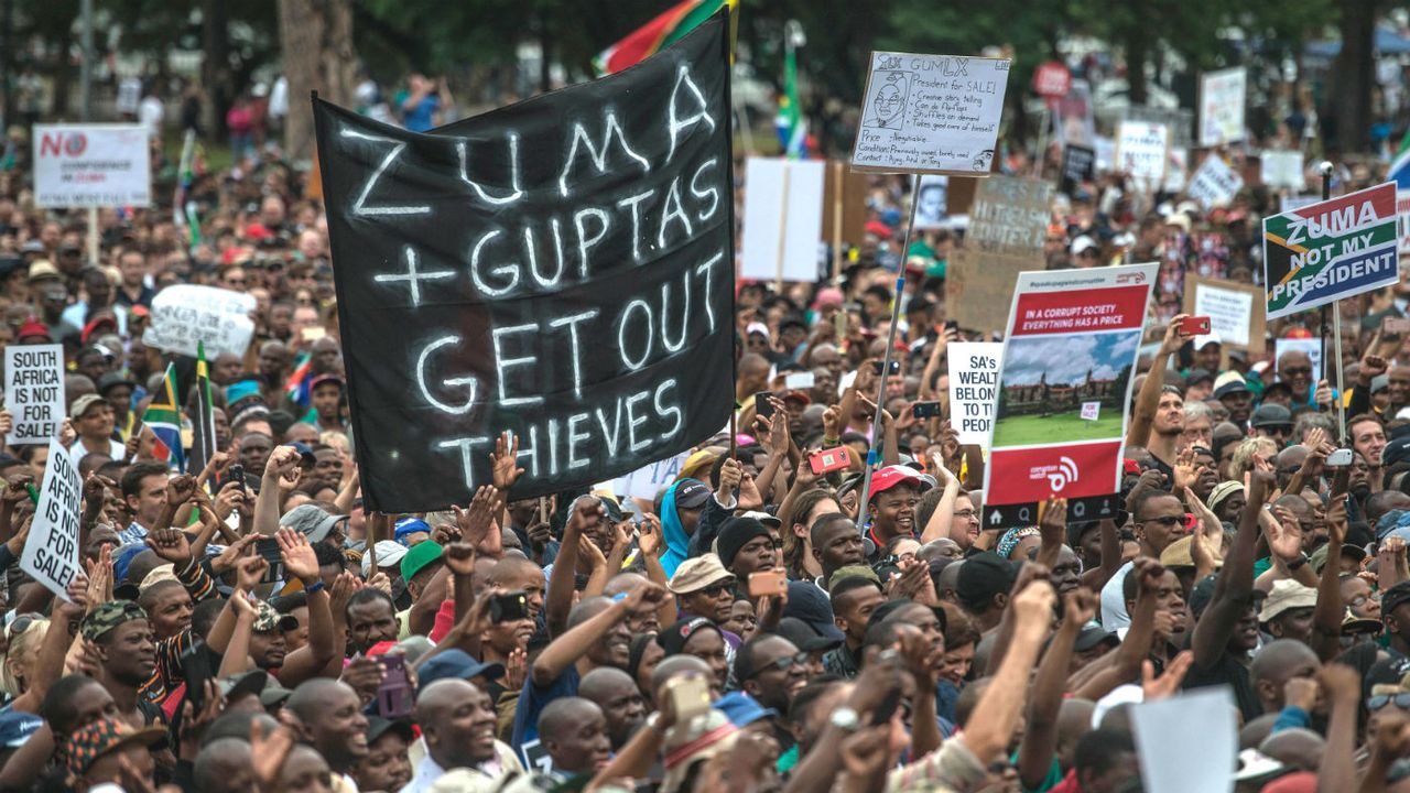 South Africa protest