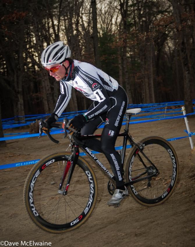 Raphael Gagne (Rocky Mountain) with one lap to go