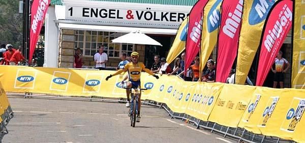 Kevin Evans on his way to another marathon series win.